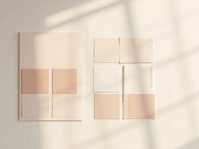 洗練されたカラーパレットの配色見本